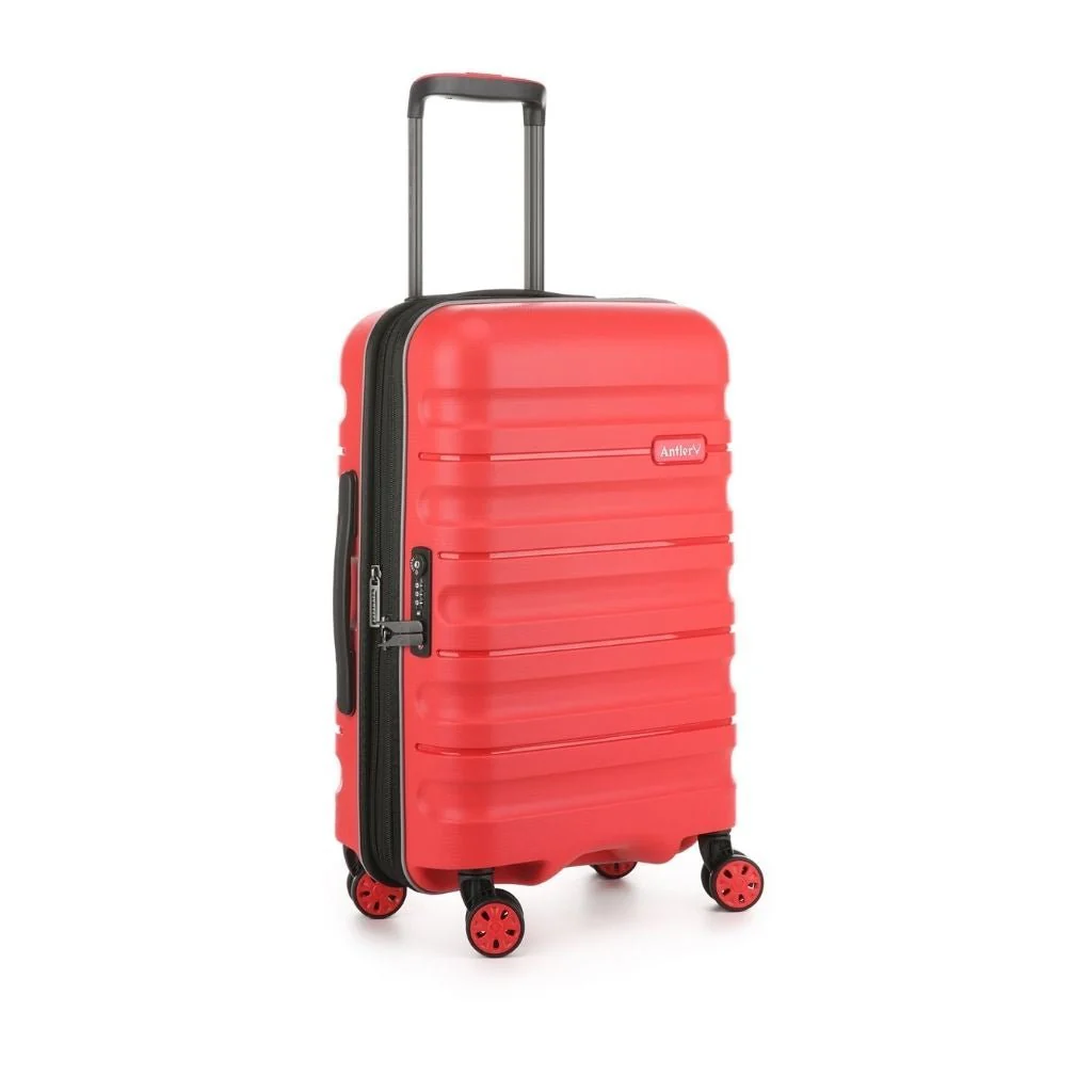 Antler Lincoln 56cm Carry On Hardsided Luggage - Red - Image 3