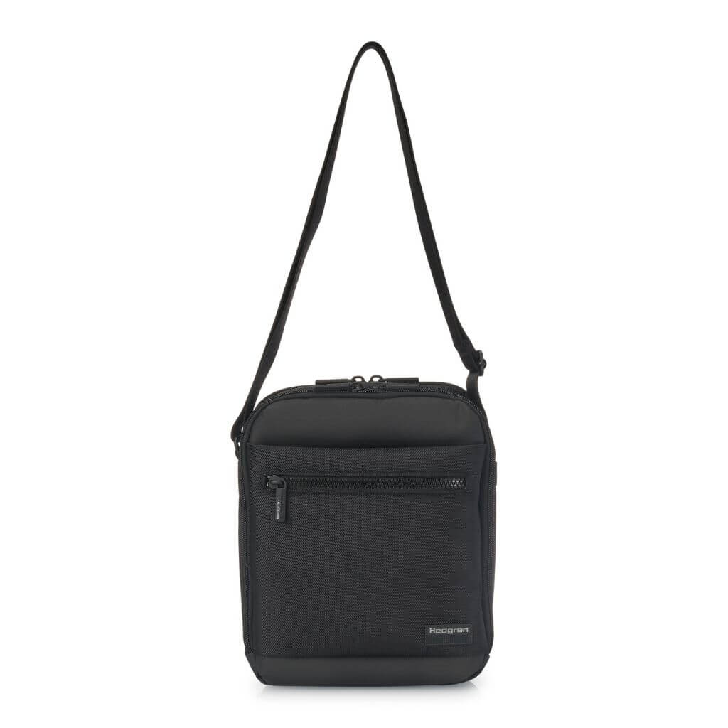 Hedgren Inc Crossbody Vertical 10" Pouch / Bag RFID Grey - Image 12