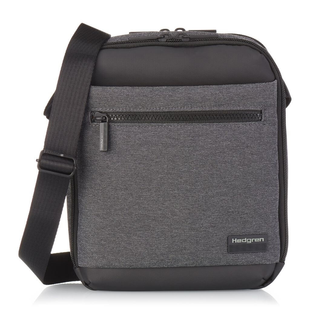 Hedgren Inc Crossbody Vertical 10" Pouch / Bag RFID Black - Image 6