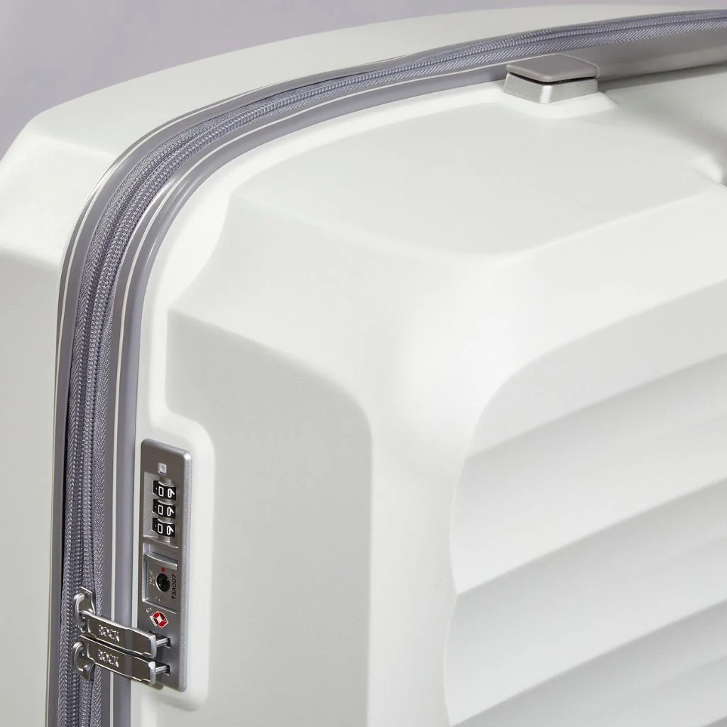 Rock Sunwave 54cm Carry On Hardsided Luggage - White - Image 6