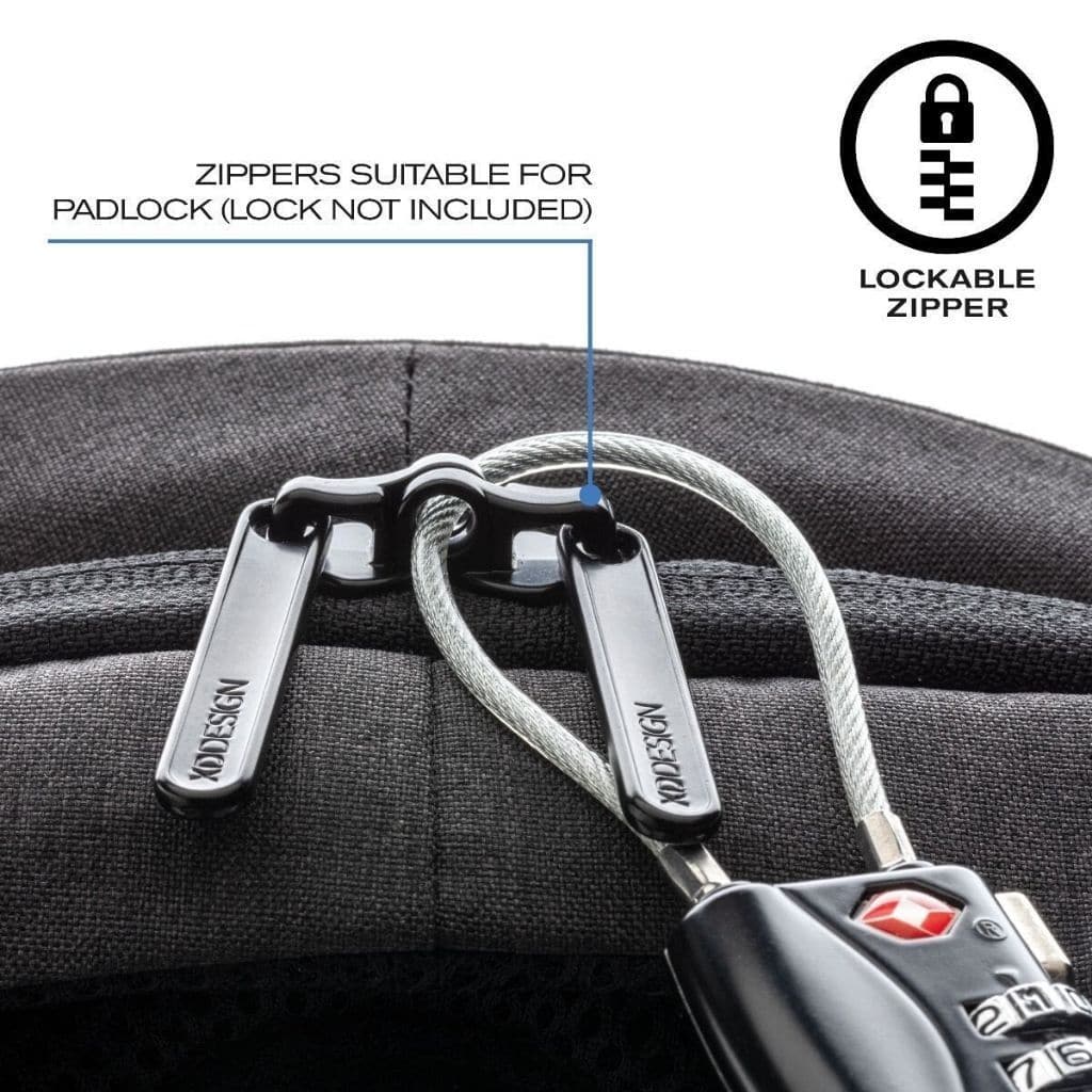 XD Design Bobby Hero Regular Anti-Theft Laptop Backpack - Black - Image 13