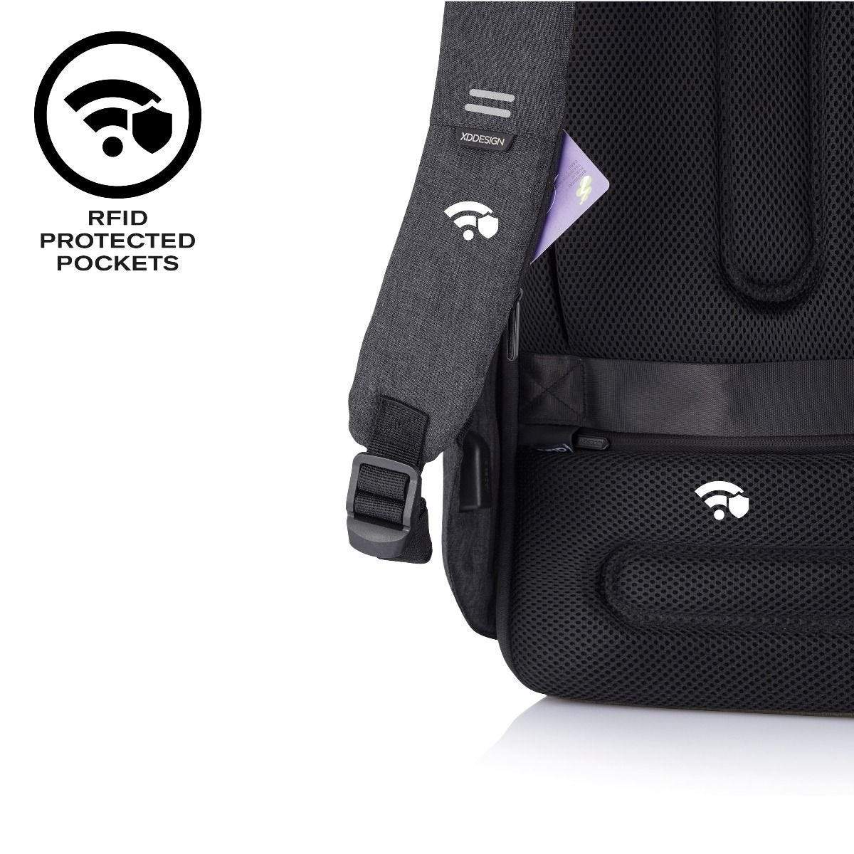 XD Design Bobby Hero XL 17" Anti-theft Laptop Backpack - Black - Image 11