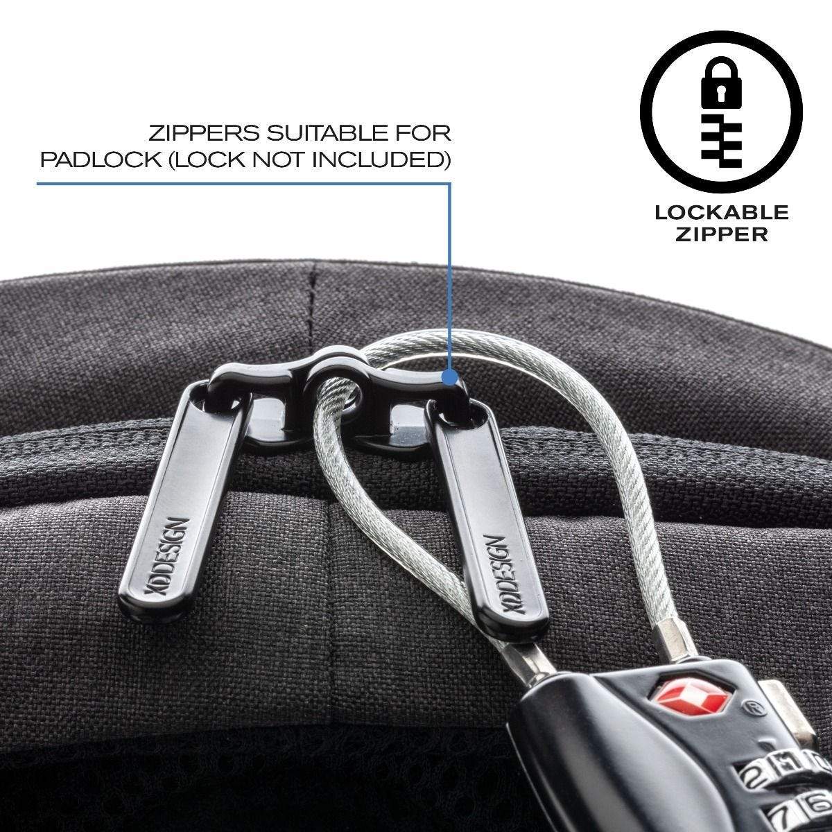 XD Design Bobby Hero XL 17" Anti-theft Laptop Backpack - Black - Image 13