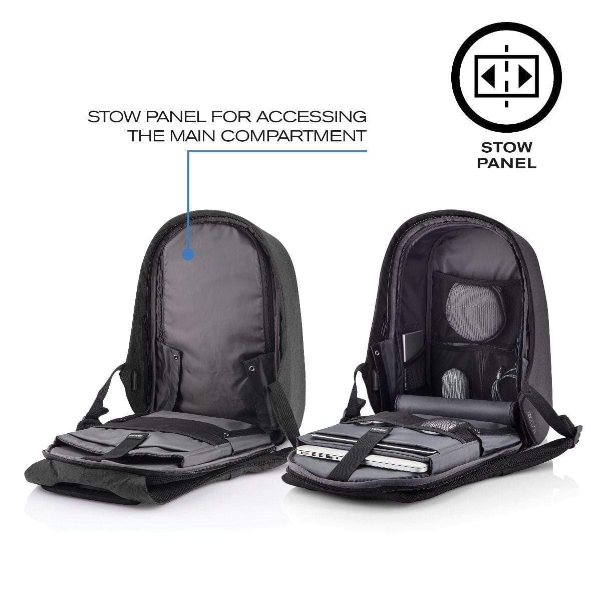 XD Design Bobby Hero XL 17" Anti-theft Laptop Backpack - Black - Image 3